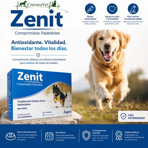 Zenit Suplemento Antioxidante Resveratrol Vitamina E Perros - Image 2