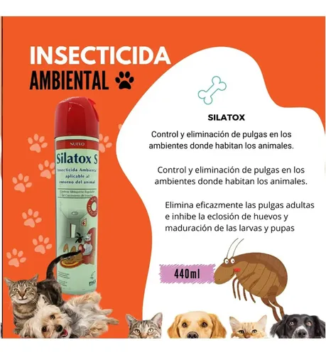 Silatox Ambiental Dirigido Pulguicida Anti Pulgas 440ml - Image 5
