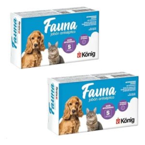 Jabon Fauna Antiseptico Perros X 80 Gr Pack X 2 Unidades Agua