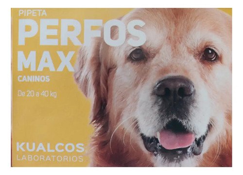 Pipeta Perfos Perros 20 A 40 Kg X3 Unid Pulgas Garrapatas Amarillo - Image 2