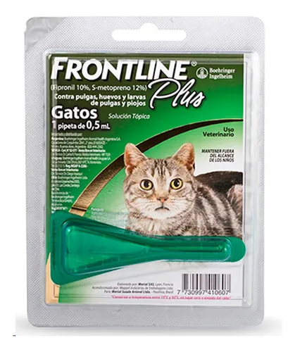 Pipeta Gatos Frontline Plus X2 Elimina Pulgas Y Garrapatas Agua - Image 5