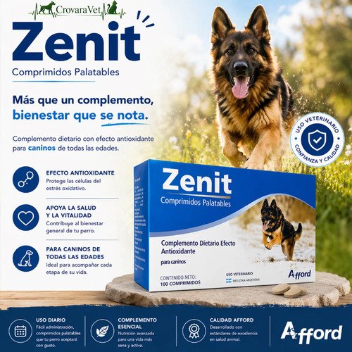 Zenit Suplemento Antioxidante Resveratrol Vitamina E Perros - Image 3