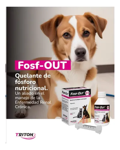 Fosf-out 200ml Enfermedad Tratamiento Renal Perros Gatos - Image 3