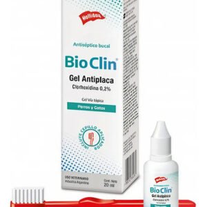 Gel Antiplaca Para Perros Gatos Holliday 20ml Con Cepillo Sin Sabor