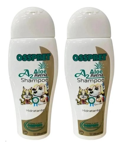 Shampoo Osspret Aloe Avena A2 X250ml Pack X 2 Coco