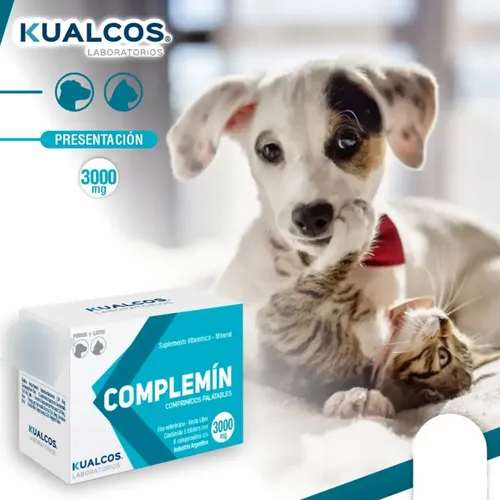 Complemin X30 Suplemento Vitaminas Minerales Perros Gatos - Image 2