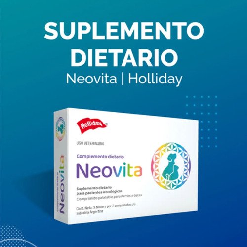 Neovita 21 Comprimidos Vitaminas Perros Gatos Senior Sin Gluten Holliday - Image 2