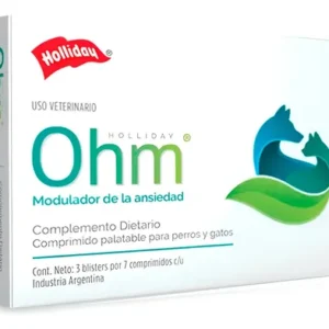 Ohm Perros Y Gatos Ansiedad X21 Comprimidos Palatables