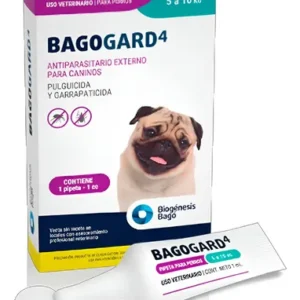 Pipeta Bagogard Perros Hasta 10 Kg Pulgas Garrapatas Bago Agua