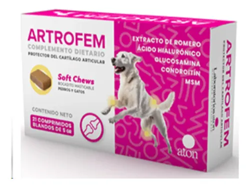 Artrofem Condroprotector Articulaciones Perro 21 Comprimidos
