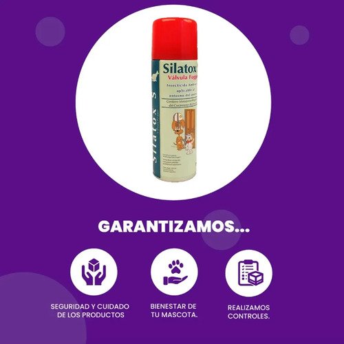Silatox Fogger Aerosol 250ml Pulgas Pulguicida Ambiente - Image 3