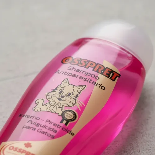 Shampoo Antiparasitario Gatos Osspret 250 Ml Pulgas Garrapat - Image 3