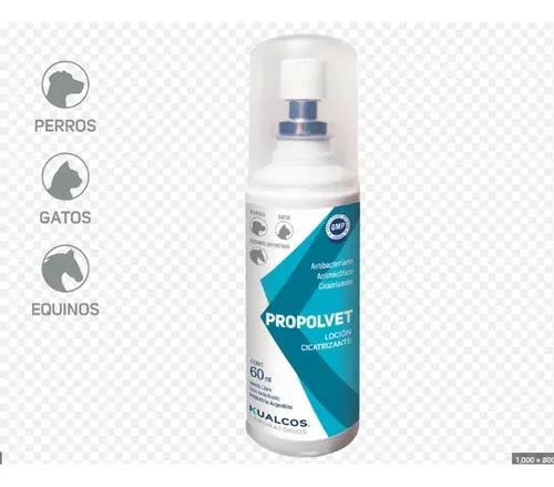 Propolvet Cicatrizante Antimicotico Perro Gato Propóleo 60ml Blanco
