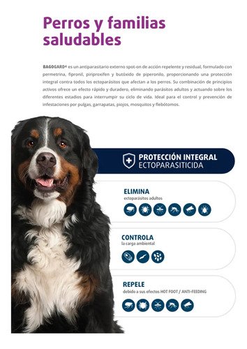 Pipeta Bagogard Perros Hasta 5 Kg Pulgas Garrapatas Bago Blanco - Image 2