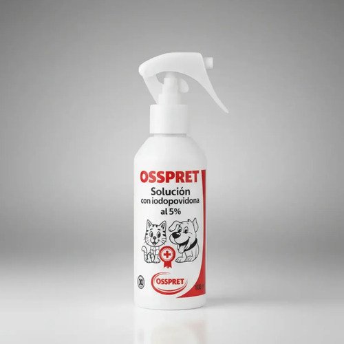 Antiséptico Desinfectante Iodopovidona 5% Perros Gatos 100ml Blanco - Image 3