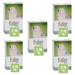 Pipeta Fider Point 2 A 10kg X5 Unid Perro Pulgas Garrapatas Verde