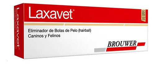 Laxante Perros Gatos Laxavet Eliminador Bola De Pelos 40g Blanco