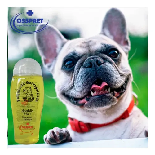 Shampoo Pulgas Y Garrapatas Perro Osspret Double X 250 Ml Manzana - Image 2