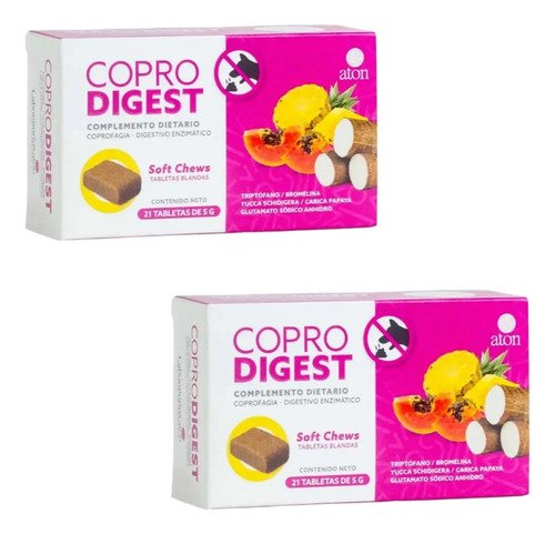 Complemento Coprofagia Coprodigest Comprimido Perro Pack X 2