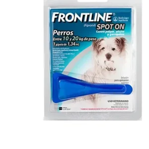 Pipeta Frontline Spot On Perro 10 A 20kg Pulgas Garrapatas Azul