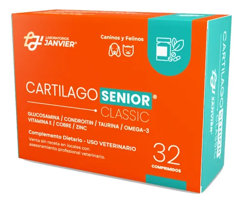 Suplemento Para Perros Cartilago Forte Senior X 32 Compr