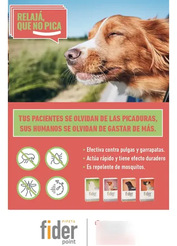 Pipeta Fider Point 2 A 10kg X5 Unid Perro Pulgas Garrapatas Verde - Image 7