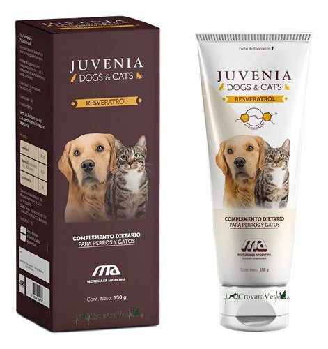 Juvenia Dogs & Cat Resveratrol Complemento Nutricional 150g