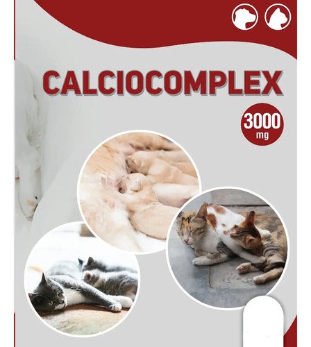 Calcicomplex 30 Comprimidos Suplemento De Calcio Perro Gato - Image 2
