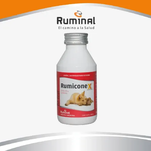 Rumiconex Loción Externa Para Sarna Piojos Y Hongos Perros Blanco - Image 2