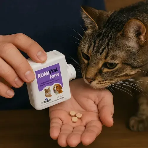 Ruminal Rumivital Forte Geriátrico Perro Gato 100 Comprimidos - Image 2