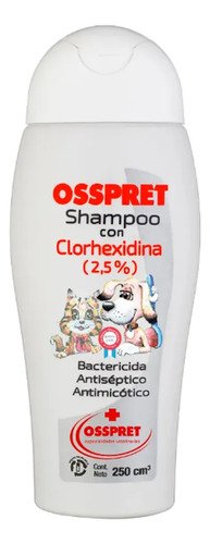 Shampoo Clorhexidina Perfumado Osspret Perros Gatos 250ml Perfumado - Image 5