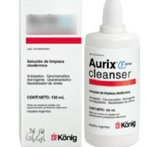Aurix Cleanser Limpia Oidos Perros Gatox 120ml - Konig