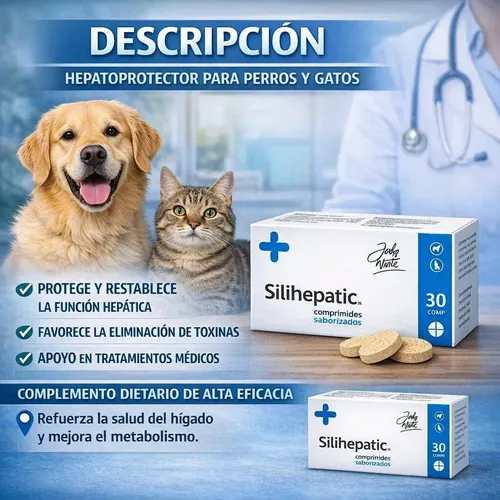 Silihepatic Hepatoprotector Para Perros Gatos 30 Comp - Image 3