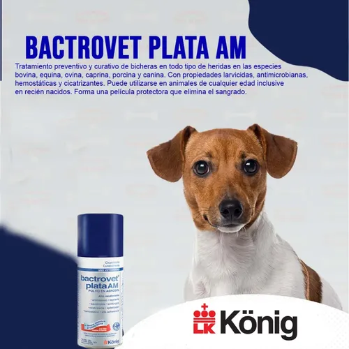 Curabichera Perros Cicatrizante Bactrovet Plata Am X 228ml - Image 5