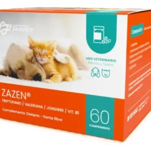 Suplemento Antiestrés Para Perros Y Gatos Con Valeriana Y Triptófano X 60 Comprimidos Janvier