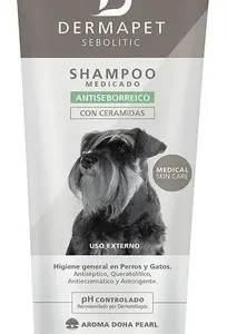 Shampoo Dermapet Sebolitic Perros Antiseborreico Hipoalergénico 250ml Doha Pearl