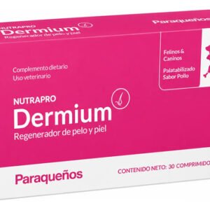 Nutrapro Dermium X 30 Comp Regenerador Pelo Piel Perro Gato