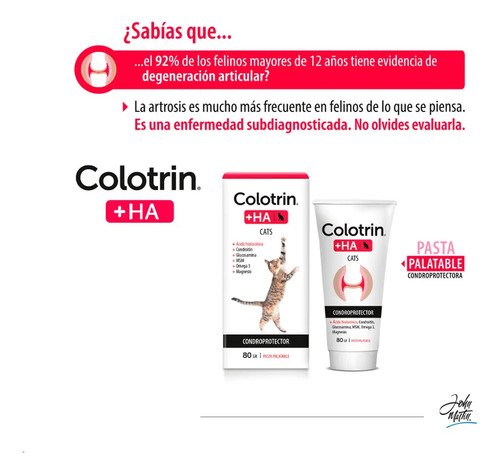 Colotrin Ha Gatos Condroprotector Palatable Pasta 80grs - Image 6