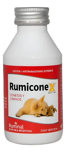 Rumiconex Loción Externa Para Sarna Piojos Y Hongos Perros Blanco