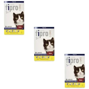Pipeta Para Gatos Labyes Fipro Pulguicida Mosquitos Pack X3 Pipeta Fipro Gato X3 Unidades