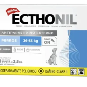 Pipeta Para Perros Ecthonil 26 A 35 Kg Pulgas Garrapatas Agua