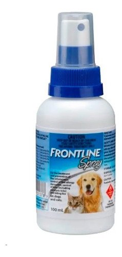 Spray Antipulgas Perros Gatos Garrapaticida Frontline 100ml Azul - Image 2