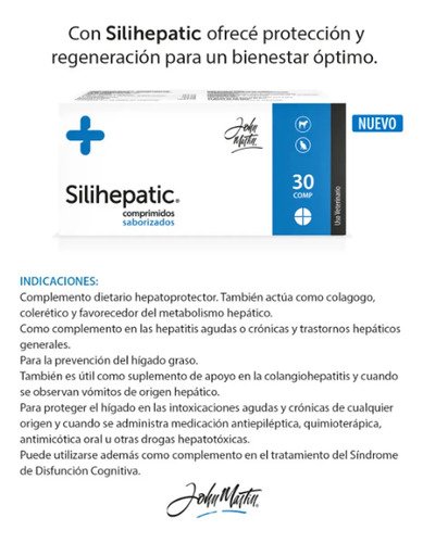Silihepatic Hepatoprotector Para Perros Gatos 30 Comp - Image 10