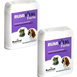 Rumivital Forte 100 Comp X2 Geriátrico Perros Y Gatos 120mg