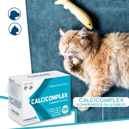 Calcicomplex 30 Comprimidos Suplemento De Calcio Perro Gato - Image 5