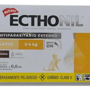 Pipeta Para Gatos Ecthonil 2 A 4 Kg Pulgas Garrapatas 1 Mes Agua