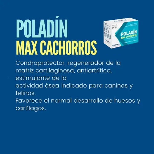 Poladin Max Cachorros Vitaminas Perros Gatos X50 Comprimidos - Image 6