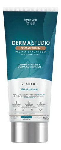 Shampoo Dermapet Pulgas Garrapatas 250 Ml Perros Y Gatos Coco