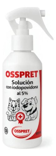Antiséptico Desinfectante Iodopovidona 5% Perros Gatos 100ml Blanco