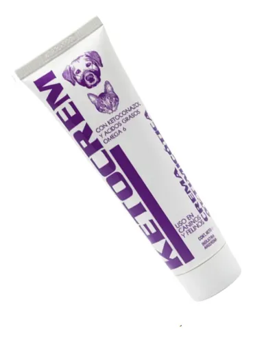 Crema Antimicotica Ketocrem Perros Gatos Omega 6 Humectante - Image 2